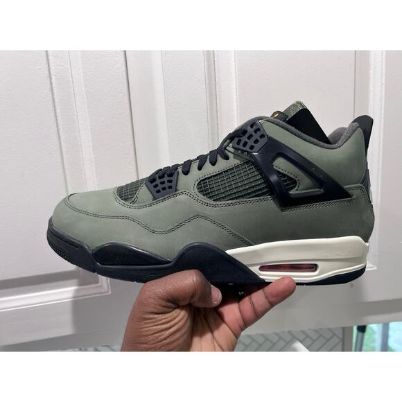 Undefeated x Air Jordan 4 Retro 2025 Deep Green/Clementine size 13 IB1519-200 main image 10